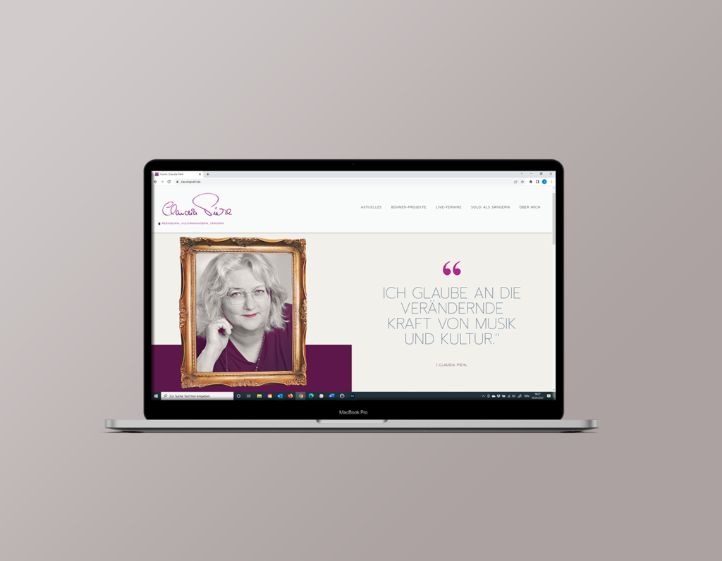 Website-Design und Umsetzung für Claudia Piehl